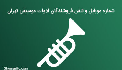 شماره موبایل و تلفن فروشندگان ادوات موسیقی تهران