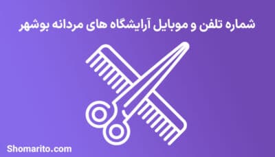 طلاعات آرایشگاه های مردانه استان بوشهر