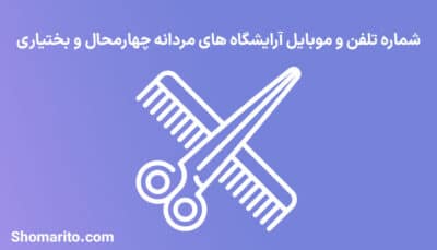 اطلاعات آرایشگاه های مردانه استان چهارمحال و بختیاری