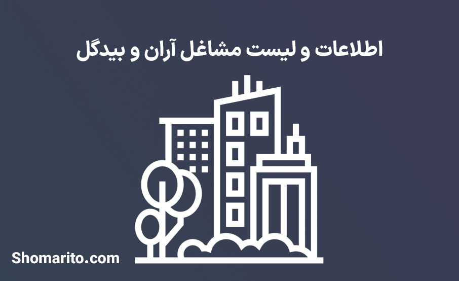 اطلاعات و لیست مشاغل شهر آران و بیدگل