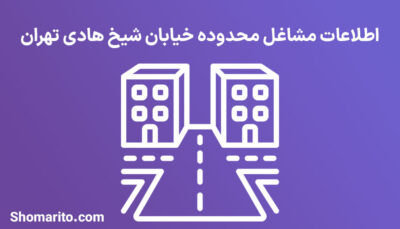 اطلاعات مشاغل محدوده خیابان شیخ هادی تهران