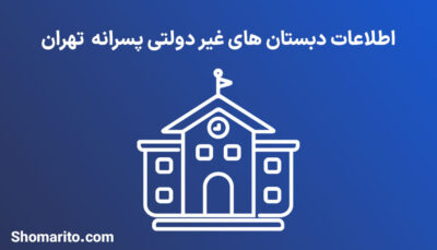 اطلاعات دبستان های غیر دولتی پسرانه تهران